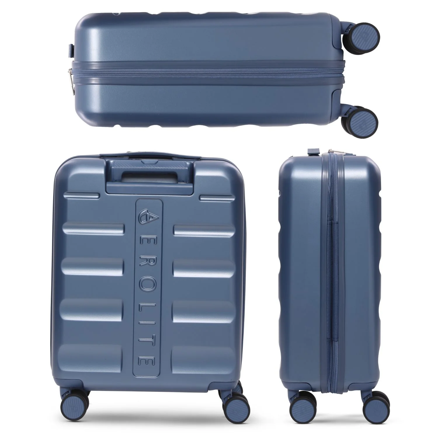 Aerolite Expandable 55x40x20cm to 55x40x23cm Ryanair Priority, Wizz Air Priority, Lufthansa Max Size Lightweight Hard Shell Carry On Hand Cabin Luggage Suitcase with 4 Wheels (BLUE) - Image 11