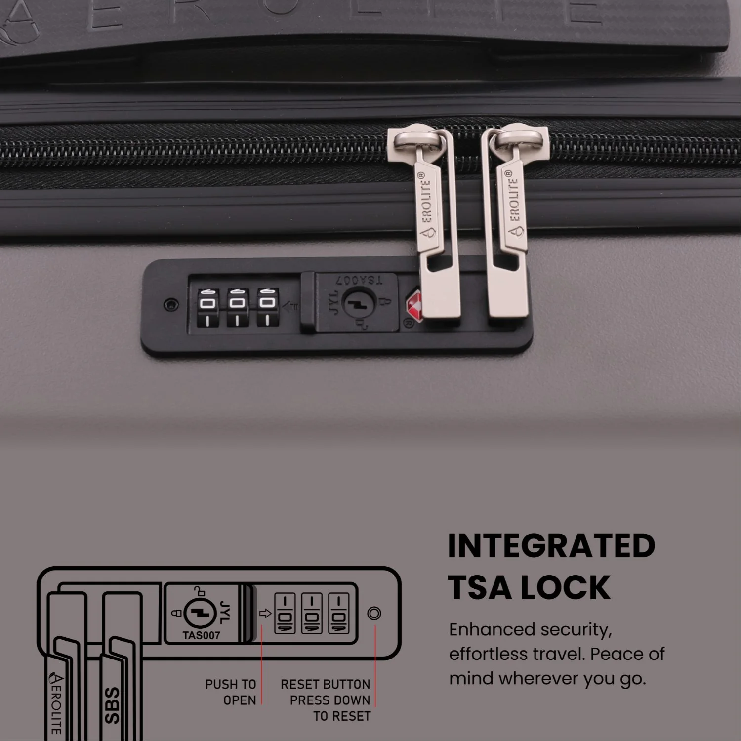 Aerolite Expandable 55x40x20cm to 55x40x23cm Ryanair Priority, Wizz Air Priority, Lufthansa Max Size Lightweight Hard Shell Carry On Hand Cabin Luggage Suitcase with 4 Wheels (CHARCOAL) - Image 5