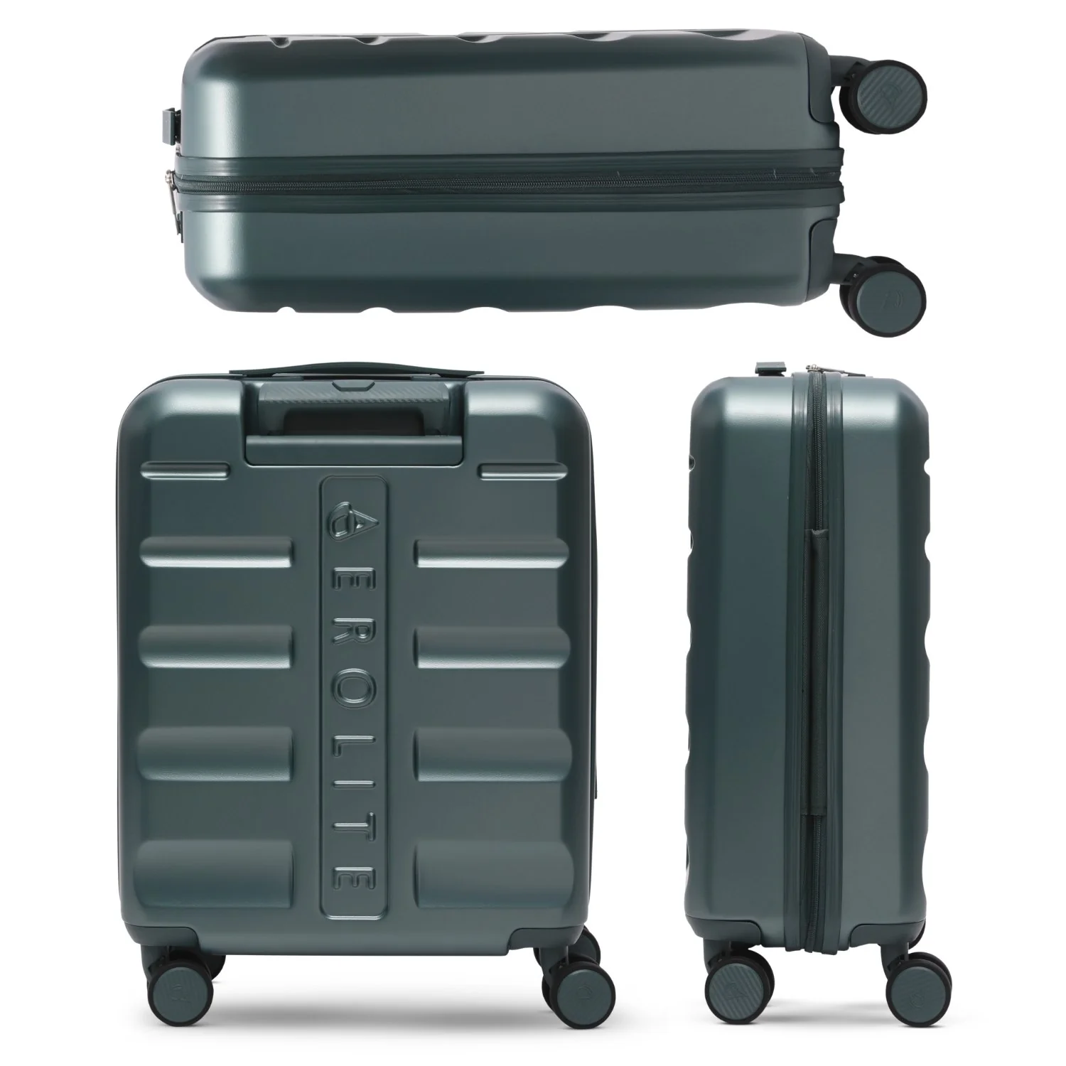 Aerolite Expandable 55x40x20cm to 55x40x23cm Ryanair Priority, Wizz Air Priority, Lufthansa Max Size Lightweight Hard Shell Carry On Hand Cabin Luggage Suitcase with 4 Wheels (FOREST GREEN) - Image 11