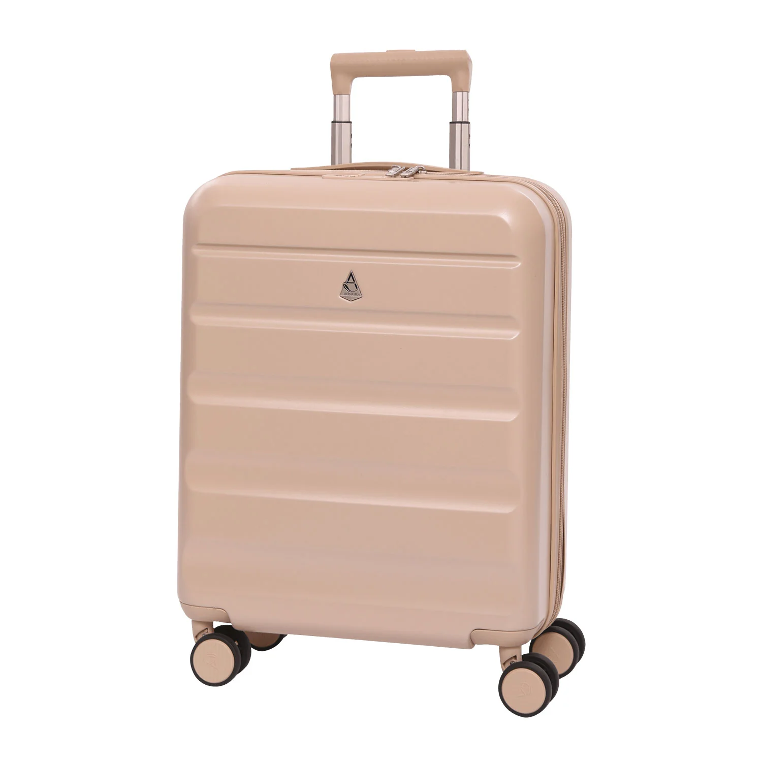 Aerolite Expandable 55x40x20cm to 55x40x23cm Ryanair Priority, Wizz Air Priority, Lufthansa Max Size Lightweight Hard Shell Carry On Hand Cabin Luggage Suitcase with 4 Wheels (BEIGE) - Image 13