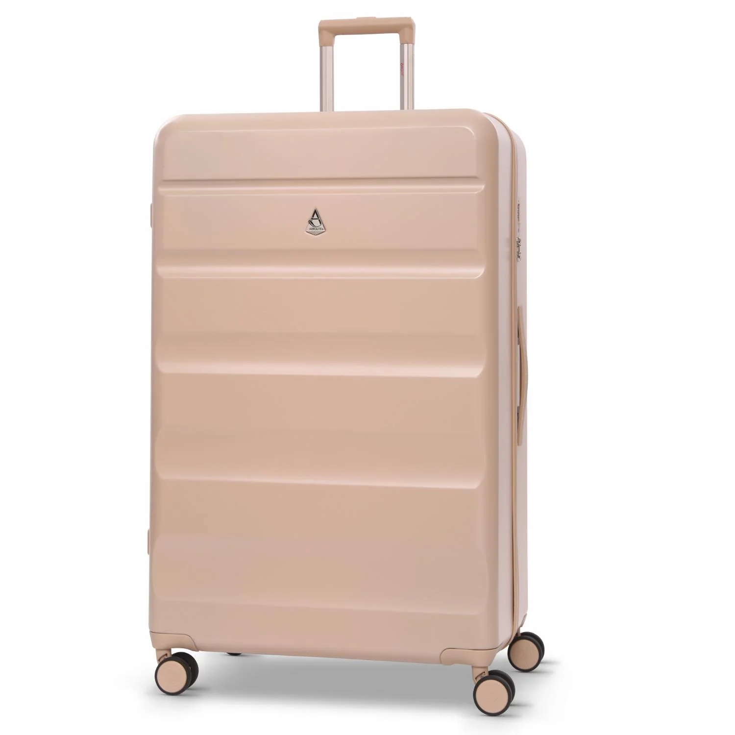 Aerolite Extra Large XL 32" 144L Lightweight ABS-polycarbonate Hard Shell Suitcase, 4 Dual Wheel Spinner, TSA Lock, Heavy-Duty Check-In Travel Luggage - Beige - Image 7