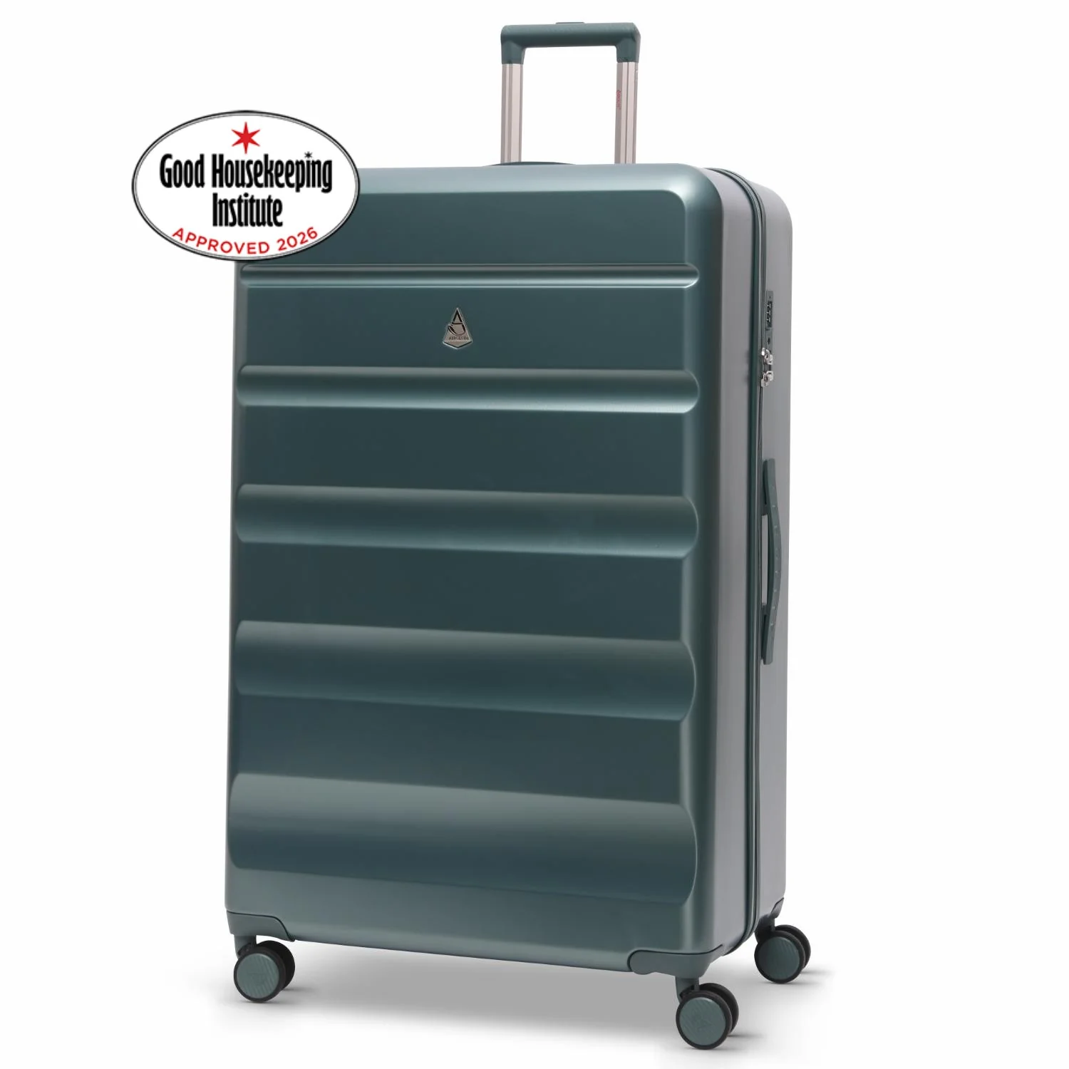 Aerolite Extra Large XL 32" 144L Lightweight ABS-polycarbonate alloy Hard Shell Suitcase, 4 Dual Wheel Spinner, TSA Lock, Heavy-Duty Check-In Travel Luggage - Forest Green