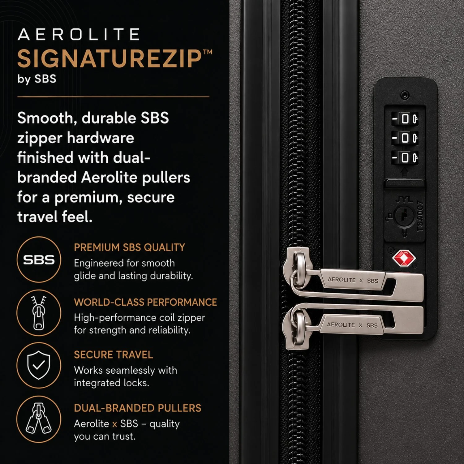 Aerolite Large 28" 100L Lightweight ABS-Polycarbonate Hard Shell Suitcase, 4 Dual Wheel Spinner, TSA Lock, Durable Check-In Hold Luggage - Graphite Shadow - Image 3