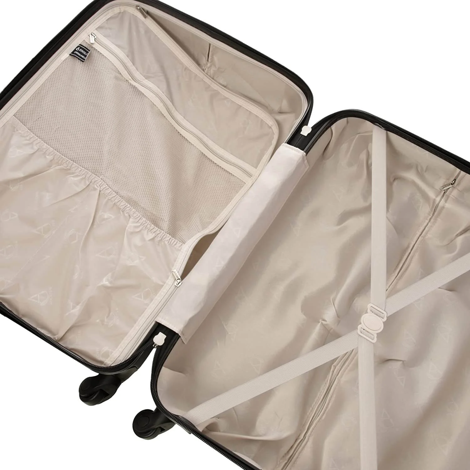 Aerolite Lightweight ABS Hard Shell Travel Hold Check in Luggage Suitcase 4 Wheels, Black - Image 10
