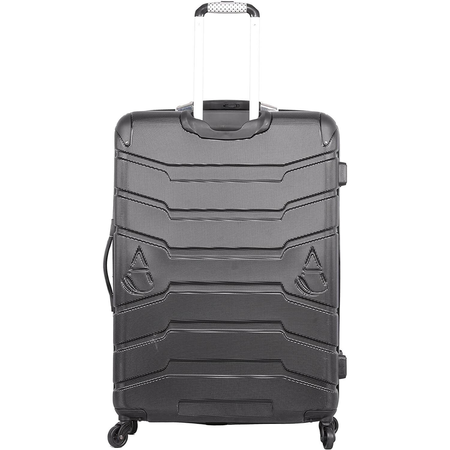 Aerolite Lightweight 4 Wheel ABS Hard Shell Spinner Luggage (21” Cabin , 25” Medium Hold, 29” Large Hold) With inbuilt USB Port (21"), Inbuilt Luggage Scale (25" & 29"), Charcoal - Image 13