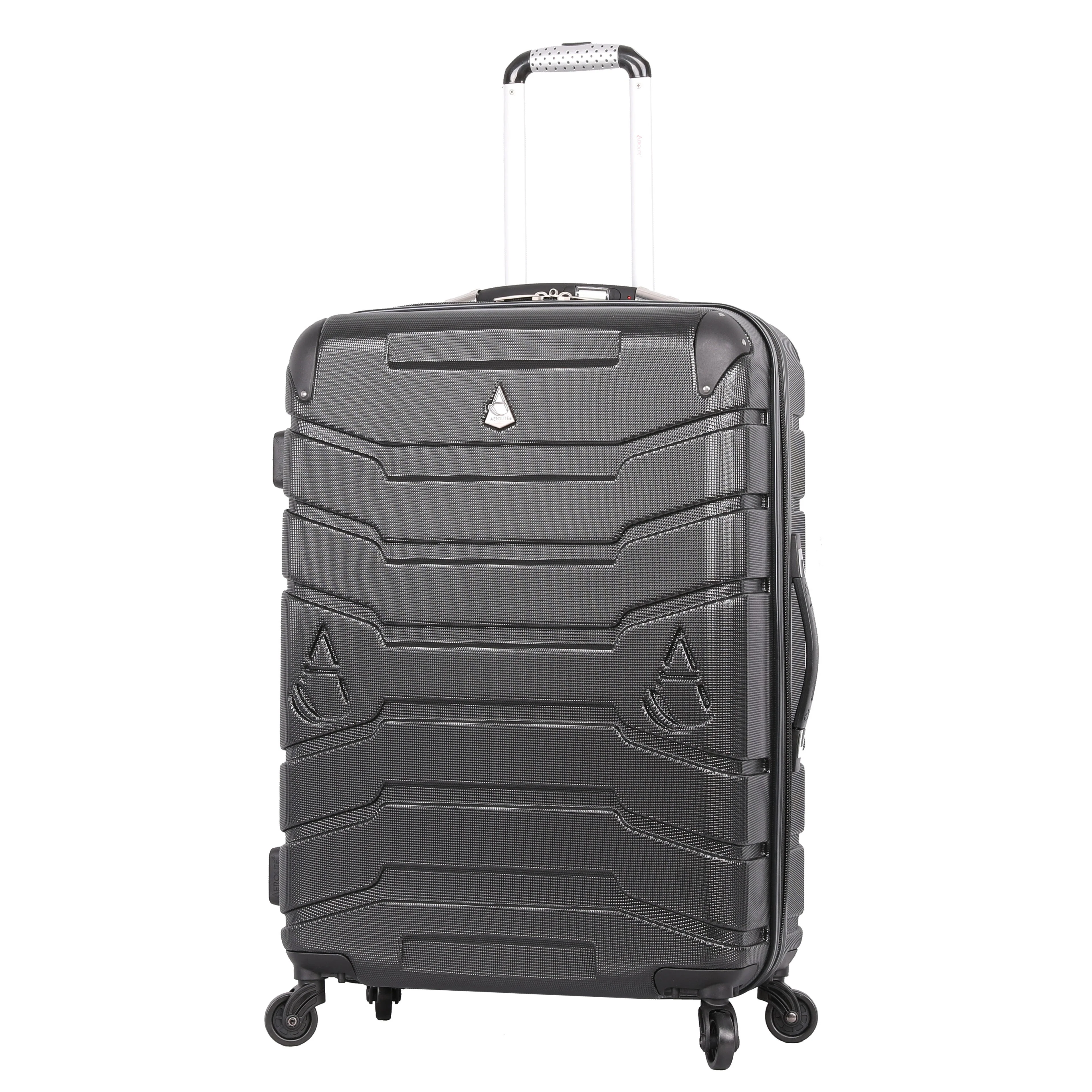 Aerolite Lightweight 4 Wheel ABS Hard Shell Spinner Luggage (21” Cabin , 25” Medium Hold, 29” Large Hold) With inbuilt USB Port (21"), Inbuilt Luggage Scale (25" & 29"), Charcoal - Image 15