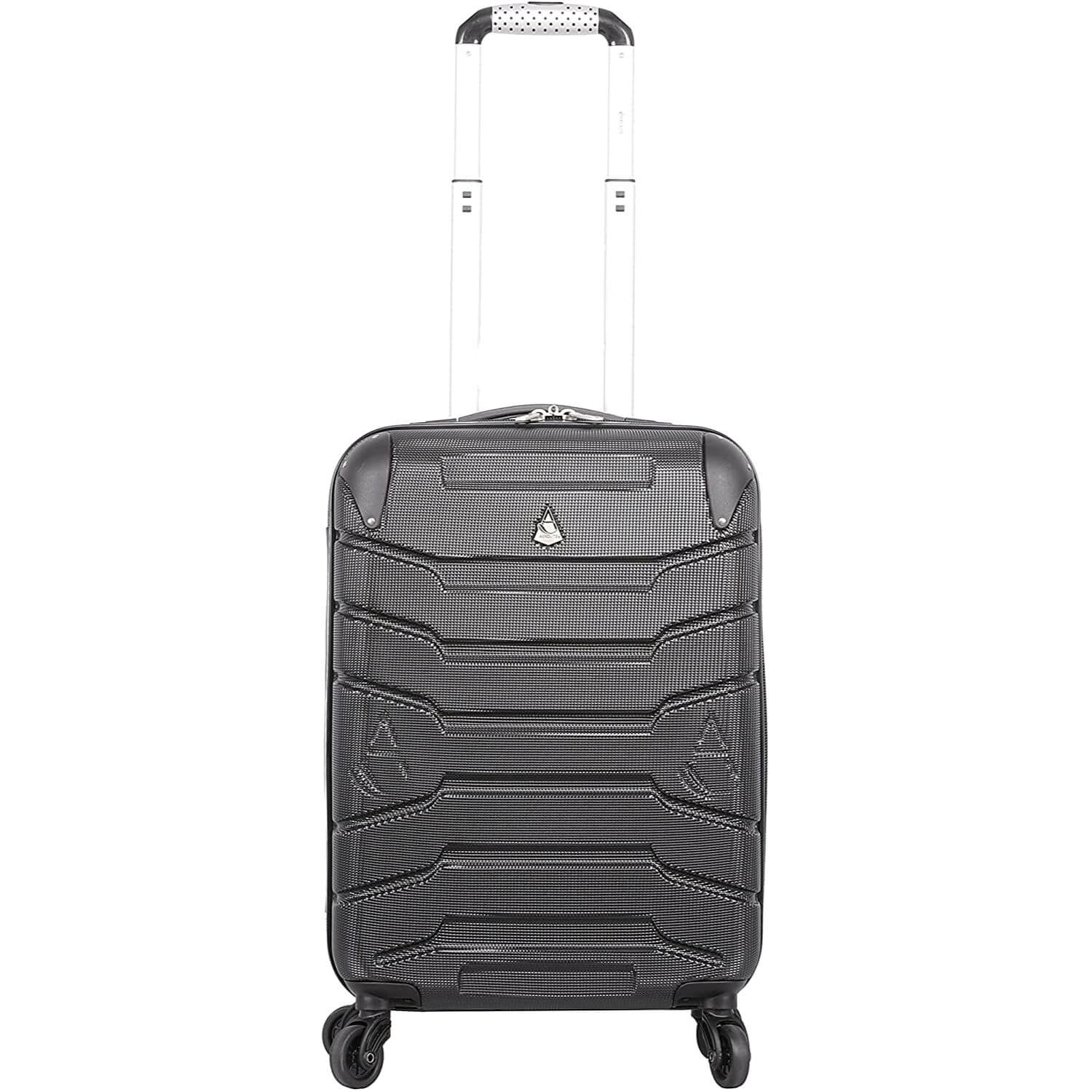 Aerolite Lightweight 4 Wheel ABS Hard Shell Spinner Luggage (21” Cabin , 25” Medium Hold, 29” Large Hold) With inbuilt USB Port (21"), Inbuilt Luggage Scale (25" & 29"), Charcoal - Image 5