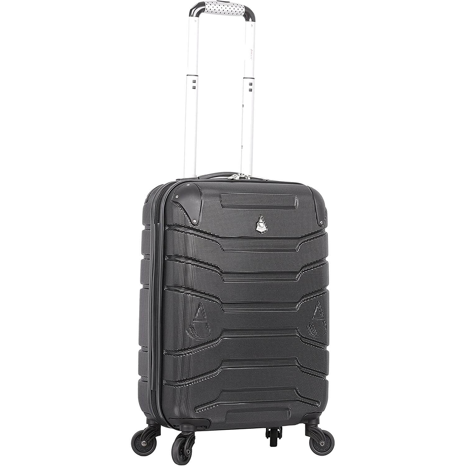 Aerolite Lightweight 4 Wheel ABS Hard Shell Spinner Luggage (21” Cabin , 25” Medium Hold, 29” Large Hold) With inbuilt USB Port (21"), Inbuilt Luggage Scale (25" & 29"), Charcoal - Image 6