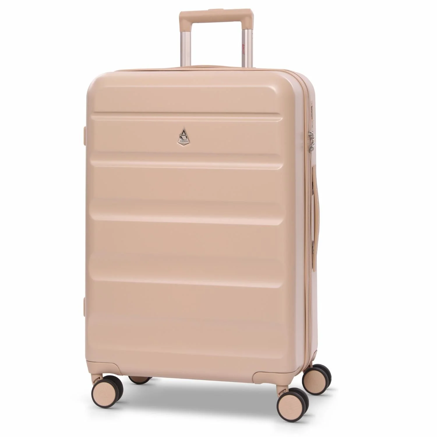 Aerolite 4-Piece ABS-polycarbonate Lightweight Luggage Set – Expandable Cabin, Medium, Large & XL Hard Shell Suitcases with Spinner Wheels & TSA Lock – Beige - Image 9