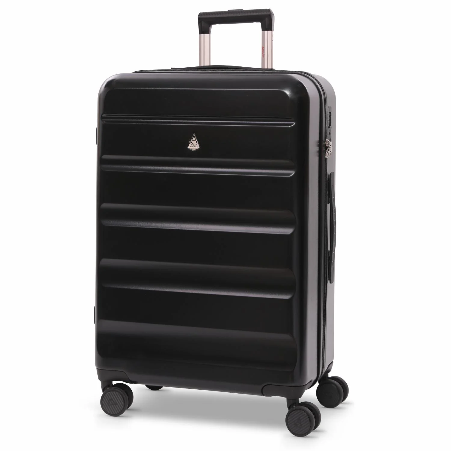 Aerolite 3-Piece Luggage Set – Lightweight Hard Shell Suitcases with 4 Dual Spinner Wheels & TSA Lock – Expandable Cabin (21”), Medium (24”), Large (28”) – Expandable Carry-On Case Included – Black - Image 16