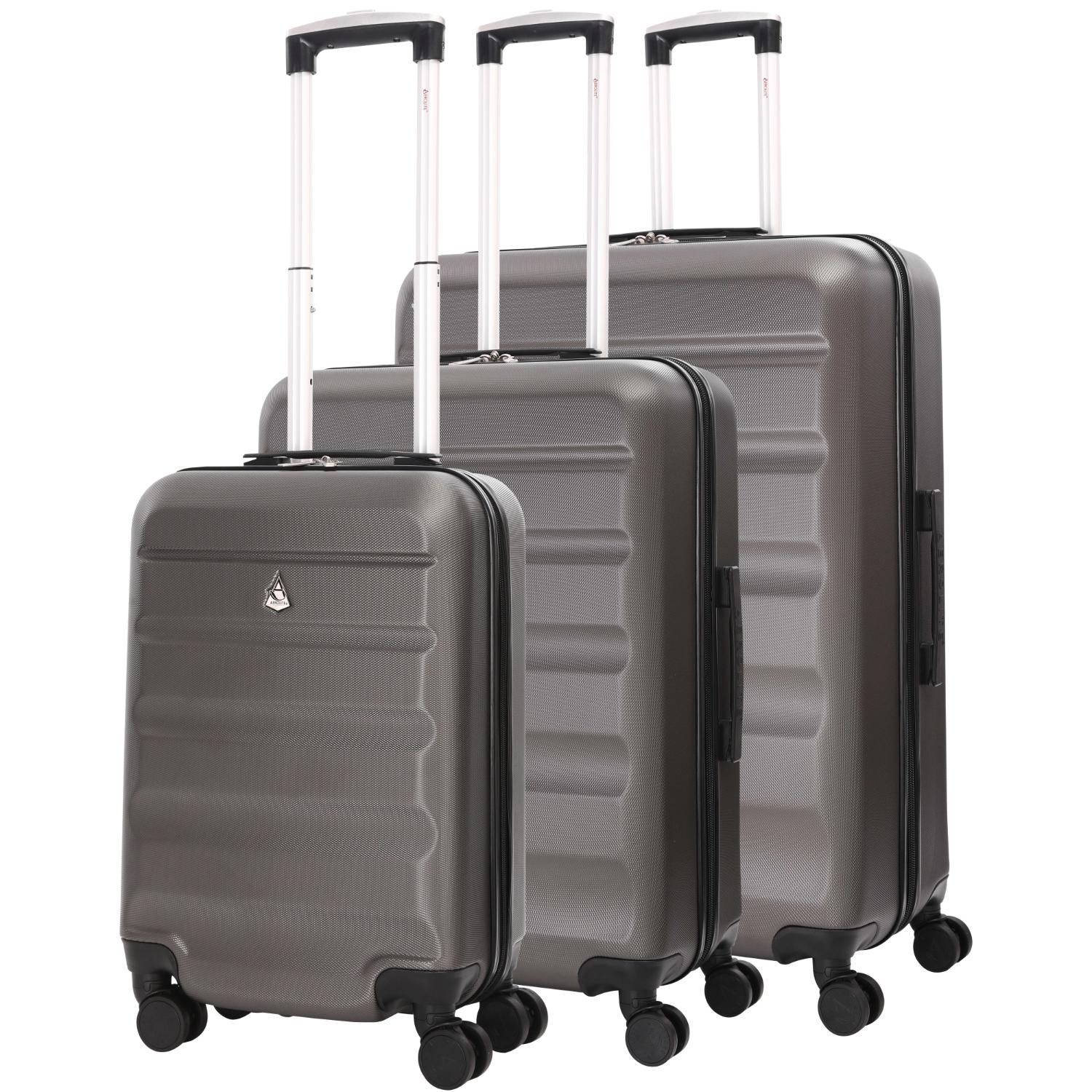 Aerolite Lightweight Hard Shell Suitcase Luggage Set with 8 Spinner Wheels (Cabin, Medium & Large) - Image 12