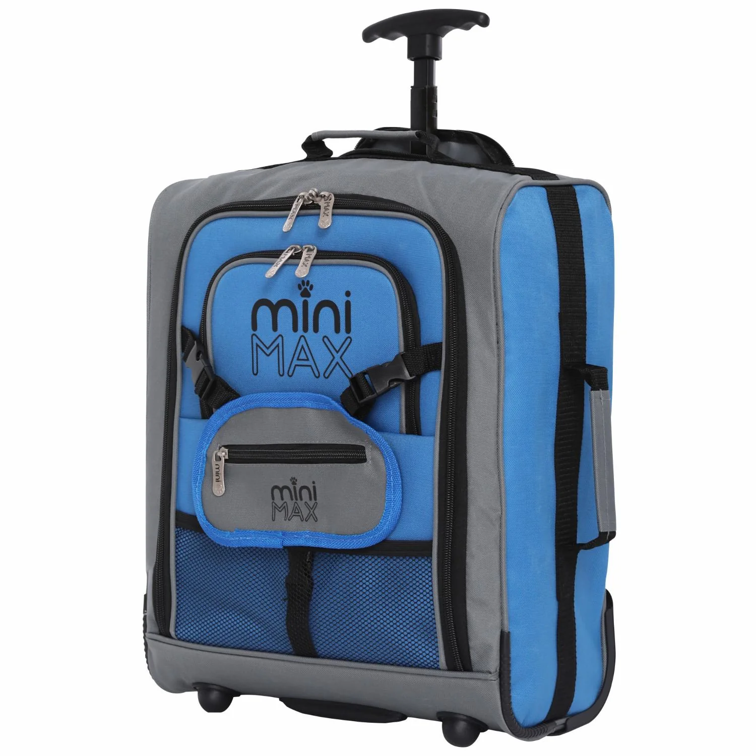 Aerolite MiniMAX New Ryanair 40x30x20 Maximum Size Cabin Underseat Trolley Backpack, also fits Wizz Air maximum size requirements, 2 Wheels - Image 6