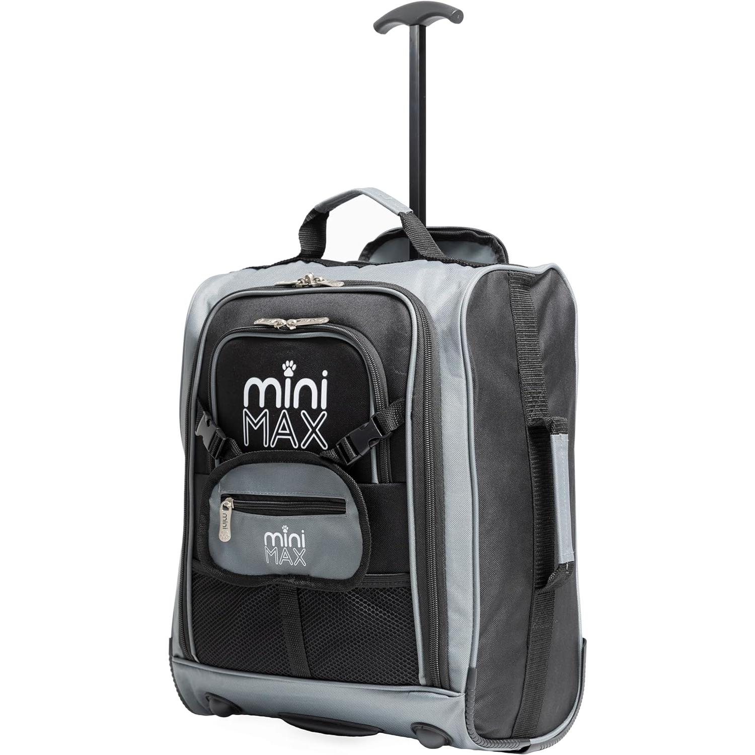 Aerolite MiniMAX (45x36x20cm) Easyjet Cabin Size Under Seat Carry On Suitcase with Backpack and Pouch, 2 Years Warranty - Image 9
