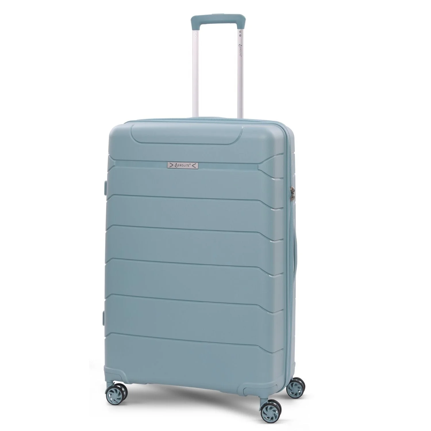 Aerolite Premium PP 2-Piece Luggage Set, Lightweight Polypropylene Hard Shell Suitcases with 4 Dual Spinner Wheels & TSA Lock, Expandable Cabin (21”), Large (28”), Expandable Carry-On Case Included – Sage - Image 11