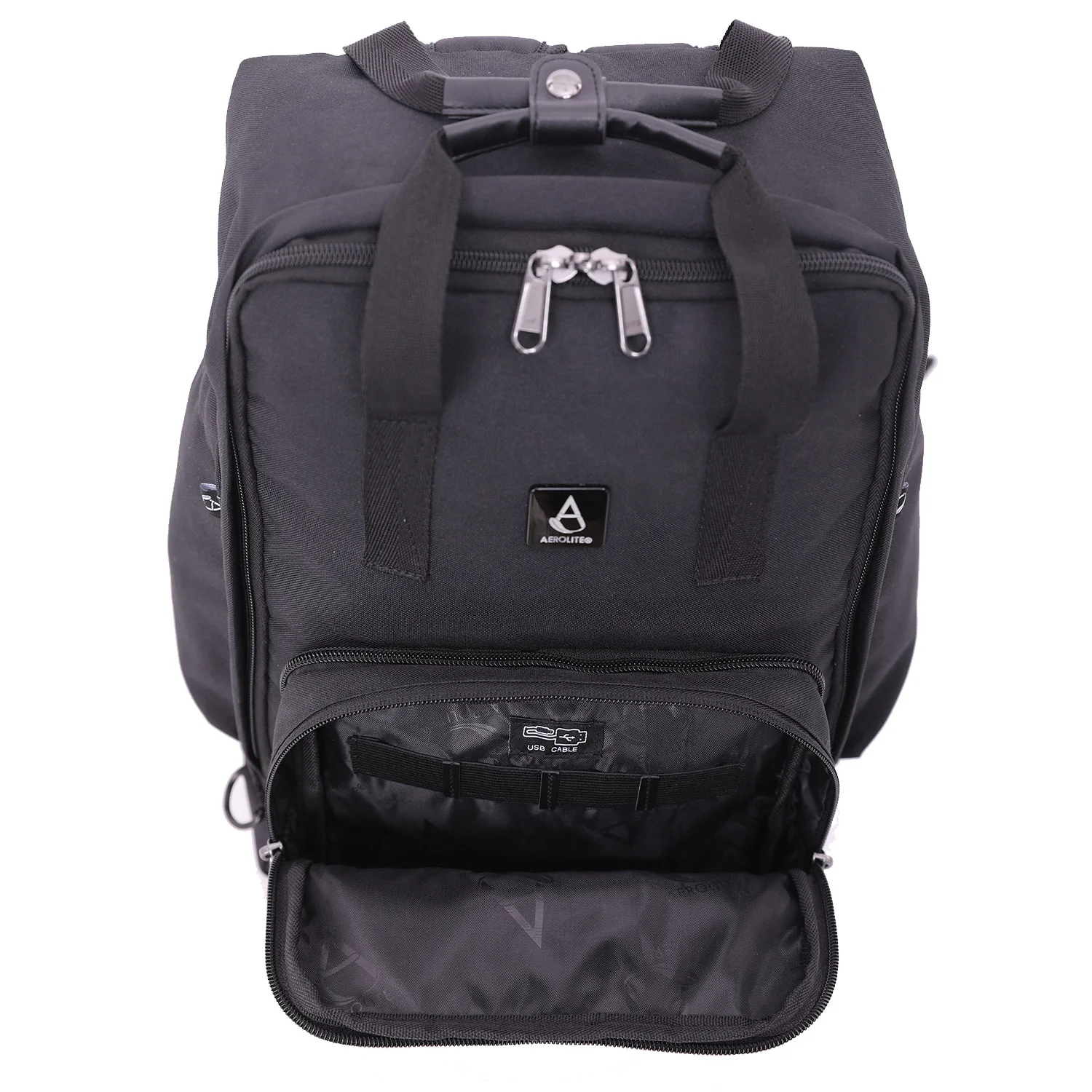 Aerolite 45x36x20cm Easyjet Maximum Eco-Friendly Super Premium Quality Backpack With Removable Small Carry Pouch Recycled Eco-Friendly, Shower-Resistant Cabin Luggage Approved Travel Carry On Flight Rucksack with 10 Year Warranty - Image 20