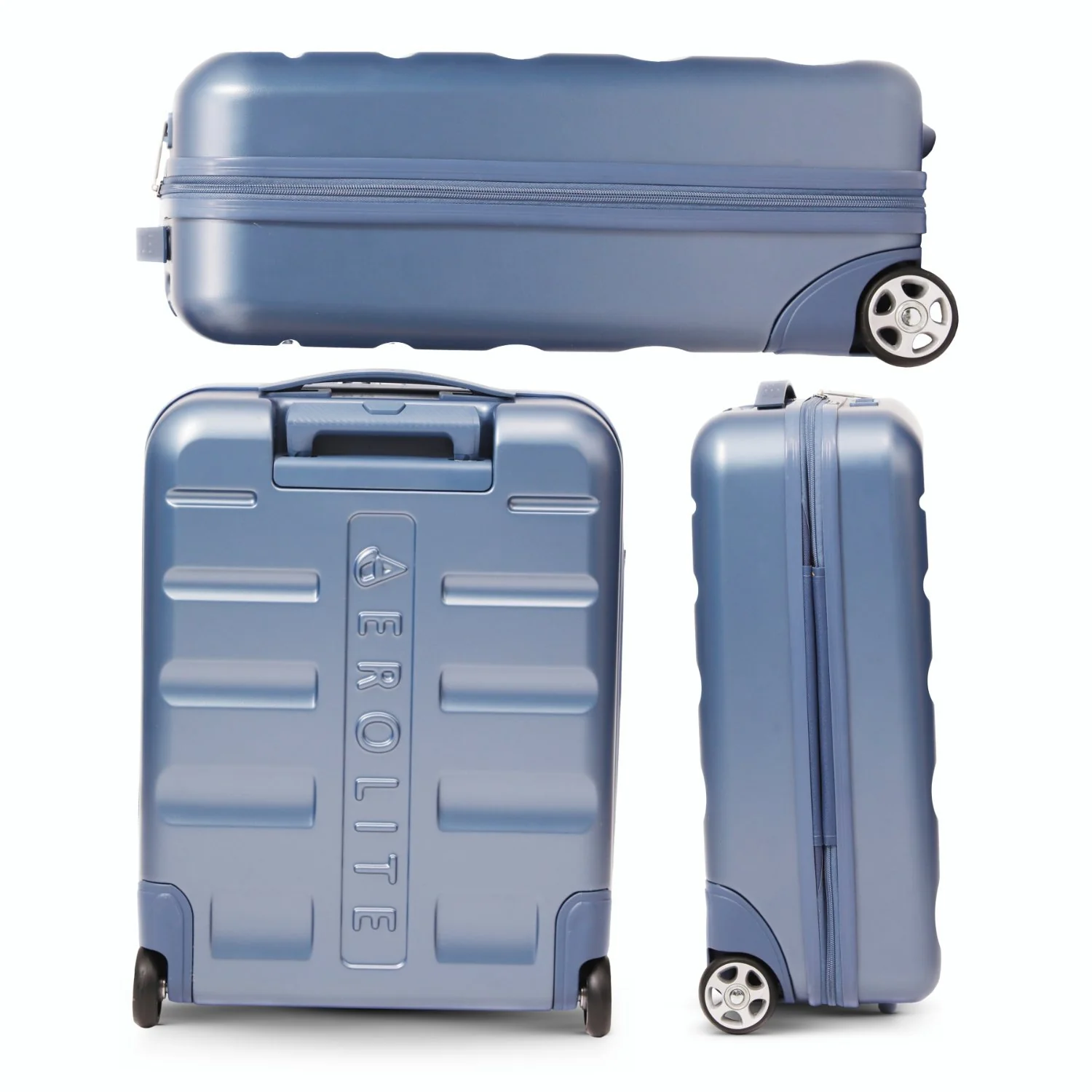 Aerolite Expandable Cabin Suitcase 55x40x20cm Ryanair Priority Max Size, Expands to 55x40x23cm for Lufthansa & Wizz Air Priority, Hard Shell 2-Wheel Carry-On Trolley with TSA Lock, 40–46L Capacity, Blue - Image 7