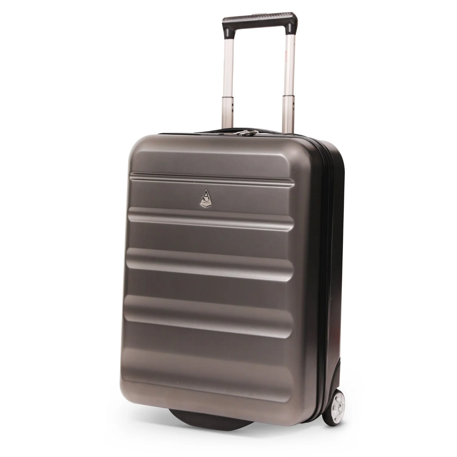 Aerolite Ryanair Priority Max Cabin Luggage Set – 55x40x20cm Expandable Hard Shell Suitcase 40–46L + New Ryanair Size 40x30x20cm Eco Underseat Holdall 24L (Charcoal + Black) - Image 2