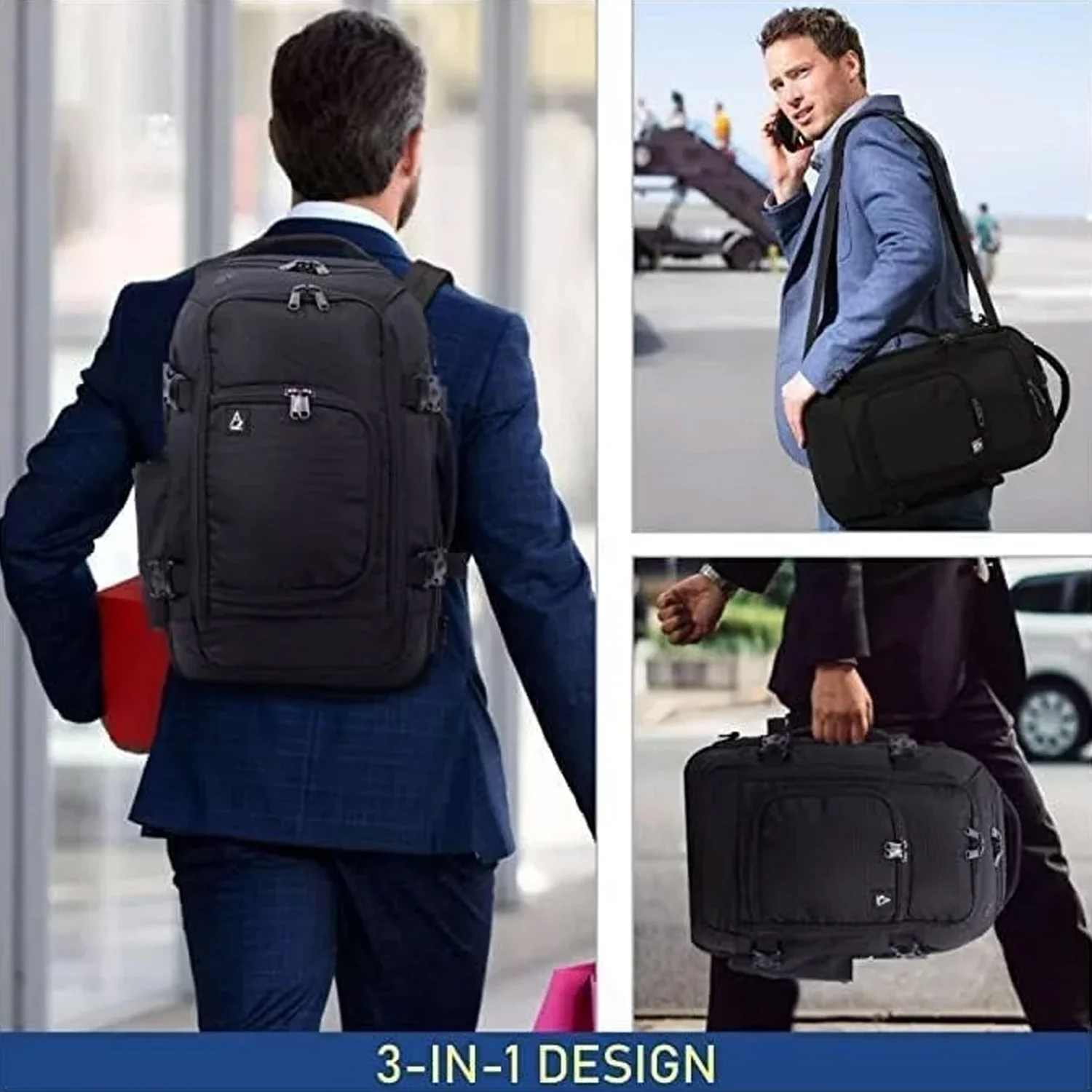 Aerolite Southwest Airlines 16.25" x 13.5" x 8” Max Carry On Cabin Luggage Bag Backpack - Image 5