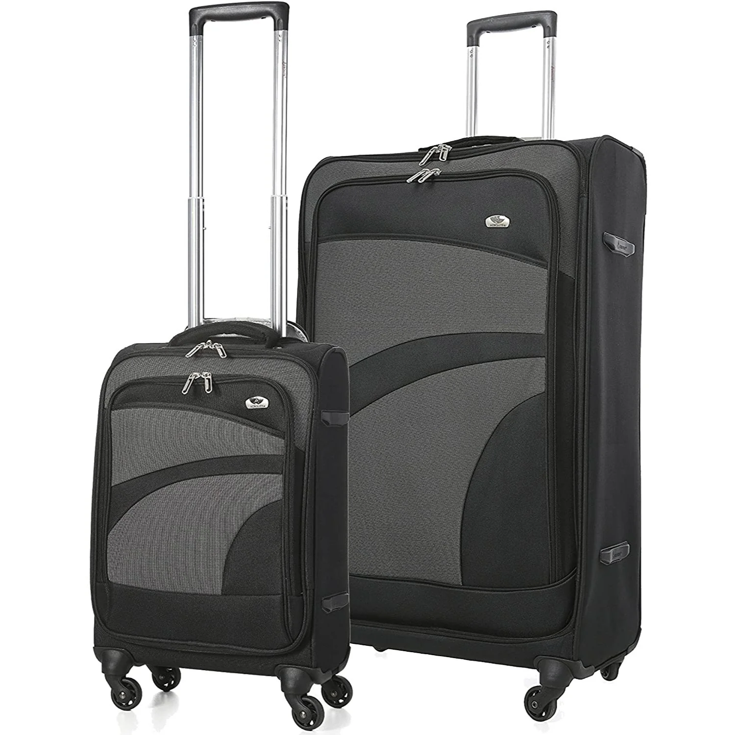 Aerolite Super Lightweight 4 Wheels Soft Shell Cabin & Hold Luggage, Cabin Size Approved for Ryanair (Priority), easyJet (Plus/Large Cabin), British Airways, Delta, Lufthansa, (Cabin 21", Medium 26", Large 30") - Image 3