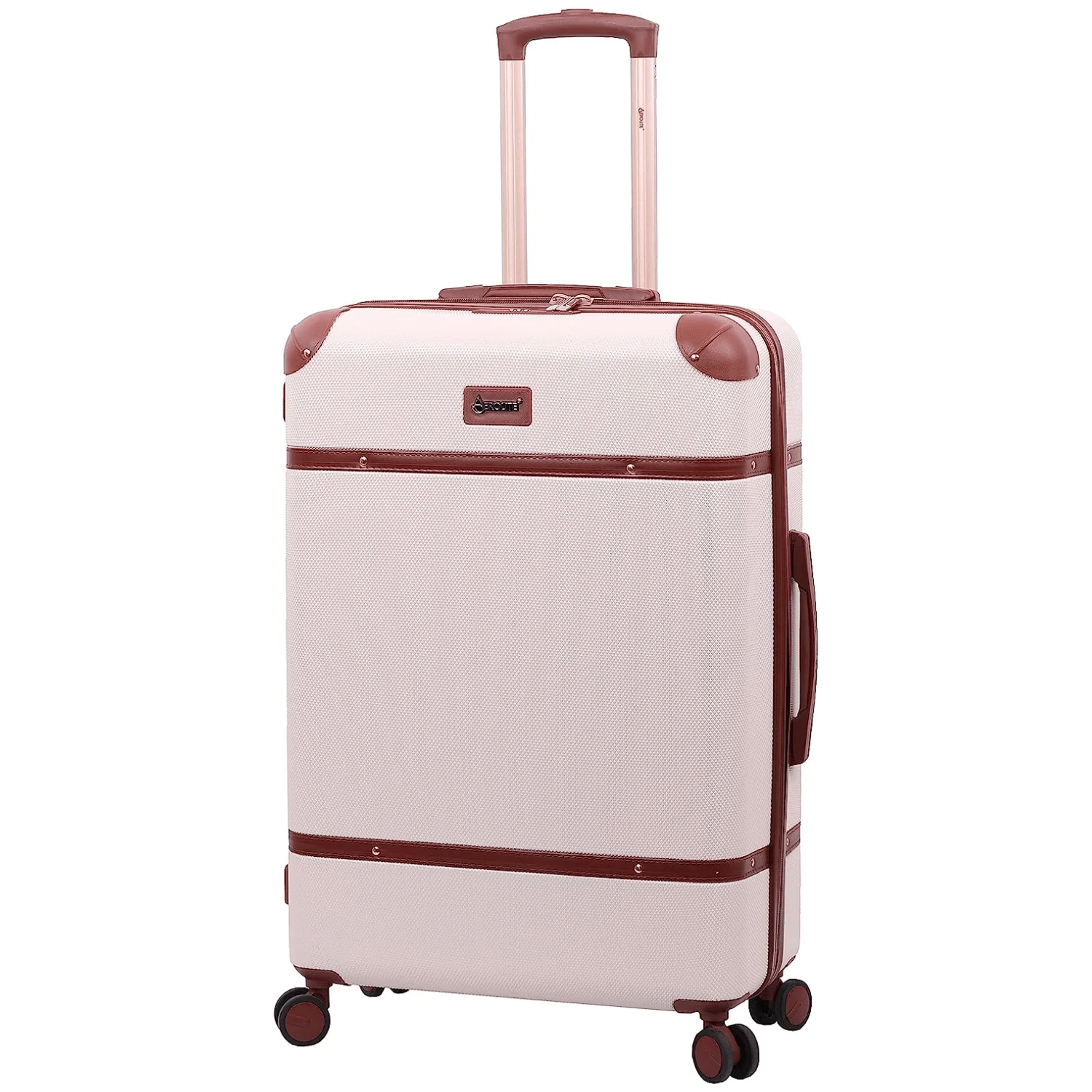 Aerolite Vintage Classic Retro Style Lightweight ABS Hard Shell Luggage With In-Built TSA Lock & Ultra Quiet Hinomoto 8-Wheels (Cabin 21", Medium 25", Large 29") - Image 9